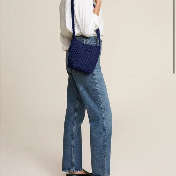 Naghedi Blue Quilted Crossbody Bag - Picture 3 of 4